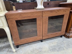 Ikea Rd Tone w Glass DoorsCredenza