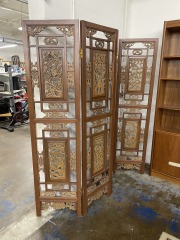 Intricate Carved Room Divider