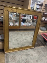 Vintage Gold Mirror 37 x 31