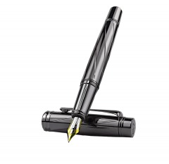 2578R3 | FREDERICK & F\u00d6LSH Signature Fountain Pen | SILVER