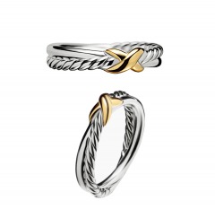 2593R1 | DAVID YURMAN Petite X Ring | SIZE 6