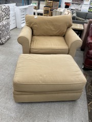 Oversized Chair & Ottoman
