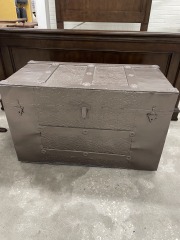 Custom Painted Vintage Chunk Trunk