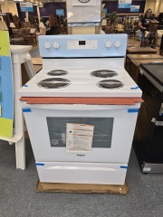 BRAND NEW WHIRLPOOL WHITE ELECTRIC RANGE