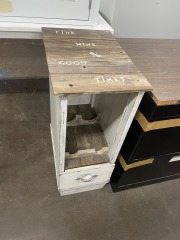 Fine Wine Good Times Mini Bar Cabinet