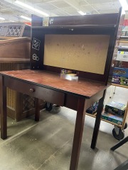 Child's Cherry Desk with Hutch