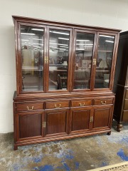 Ming Style Rose Wood Grandiose China Cabinet
