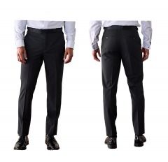 2597R11 | THE BLACK TUX Essential Black Tuxedo Pants | 38\/32 CLASSIC | BLACK