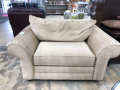Gold Loveseat