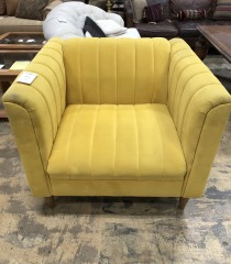 Banana Yellow Love Seat