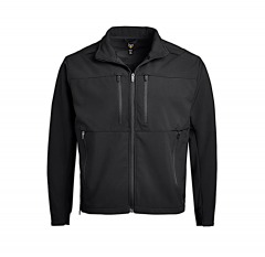 2620R11 | FLYING CROSS DutyGuard Men's Full-Zip Softshell Jacket | SMALL\/REGULAR | BLACK