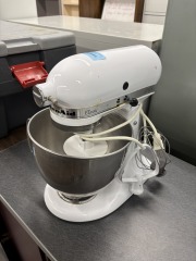 White KitchenAid Mixer
