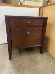 Mini Wood Finish Filing Cabinet