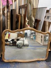 Whimsical Wood Dresser Mirror