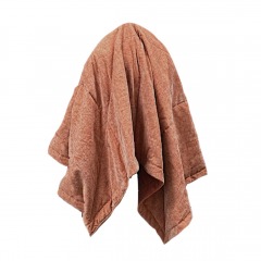 2572R10 | LOVESAC Lightweight Collection FootSac Chenille Blanket | CORAL SANDS