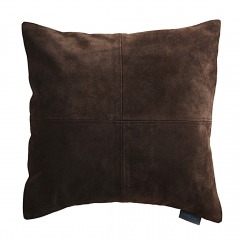 2634G8 | LOVESAC Throw Pillow Cover | BROWN SUEDE