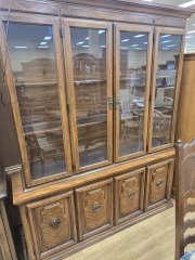 2 door hutchwith 3 shelfs