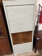 Stunning Vintage Art Deco Rolltop Armoire