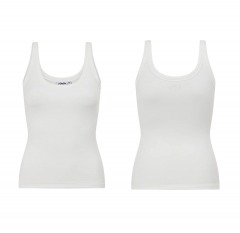 2647R12 | ALL FOR MIMI White Tank Top | SMALL | WHITE