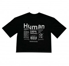 2121P3 | DELUXE HILLS Human Tee| LARGE | BLACK