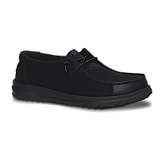 2131Y7 | HEYDUDE Wendy Work CE Slip Resistant Wide | WOMEN'S 8.5 \/ WIDE | BLACK