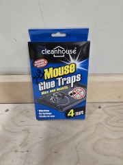 4pk MOUSE GLUE TRAPS