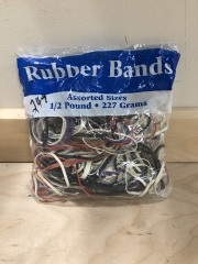 1\/2LB BAG RUBBER BANDS ASSORTED