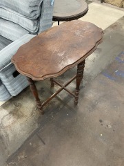 Antique Wood Foyer Table