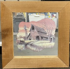 The Memory of the Farmhouse Mirror\/Framed Art