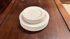 Mervyn's 'Basket Weave' Stoneware (Set of 10)