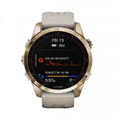 2652B2 | GARMIN Fenix\u00ae 7S Sapphire Solar GPS Smartwatch (RENEWED) | CREAM GOLD