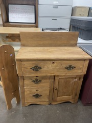 Antique Wooden Dry Sink