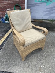 Tan Outdoor Weaved Chairs (Each)