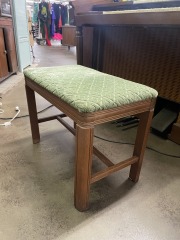 Cute Green Piano Bench