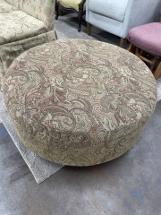 Mega Paisley Ottoman