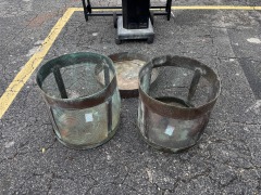 Copper Planter \/ Bin