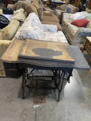 Antique Sewing Cabinet and Machine