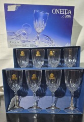 New  Lot of 2 Oneida Capri Collection Goblets