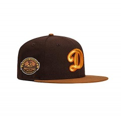 2665R8 | NEW ERA 59Fifty Fitted Los Angeles Dodger Stadium 50th Anniversary D Patch Hat | 7.5\