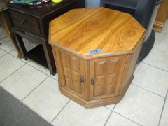 Octagon End Table