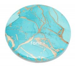 2679O3 | FANCII LED Taylor Compact Mirror | AQUA AGATE