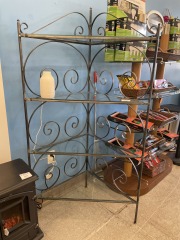 Metal\/Glass Corner Unit