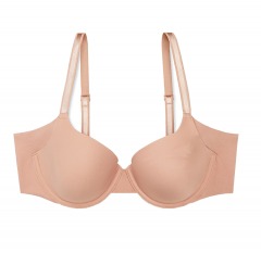 268412 | WARNER'S No Side Effects Underarm Smoothing Underwire Light Lined Bra | 38D | TOASTED ALMOND