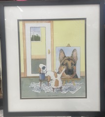 Self Portrait of a Silly Dog