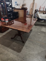 DOUBLE PEDESTAL TABLE