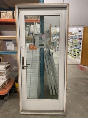 White Exterior Door