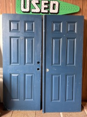 Beautiful Blue French Door Set 64 1\/2\