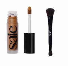2718R7 | SAIE Slip Tint Tint Radiant All-Over Concealer w\/ The Double Brush | OLIVE