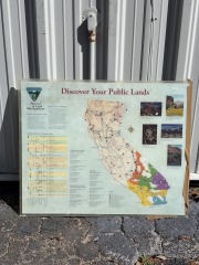 California Bureau of Land Management Signage