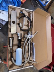 Pfister Pull Down Faucet and Soap Dispenser